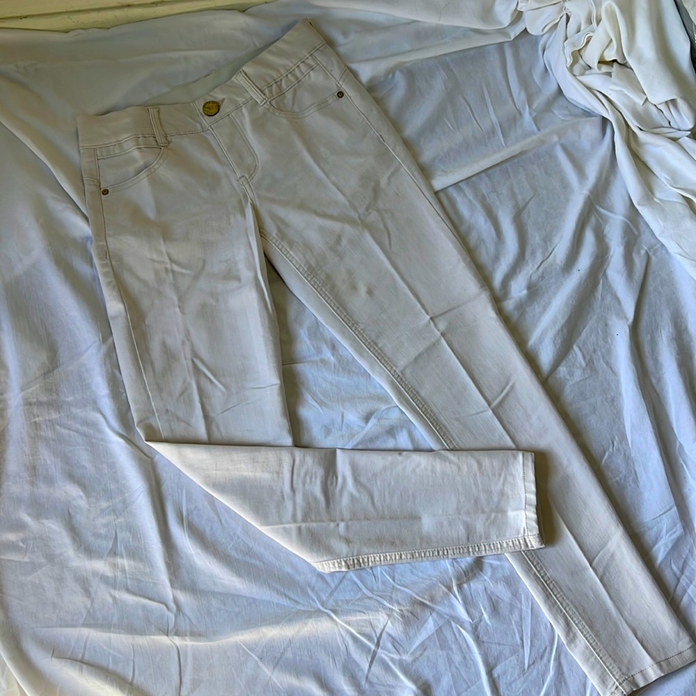 Jolt Jeans Off White Skinny Jeans